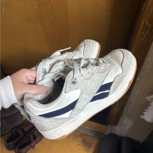 Set Active x Reebok White and Blue Sneakers size US M4.5, US W6